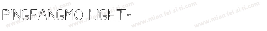PingfangM0 light字体转换